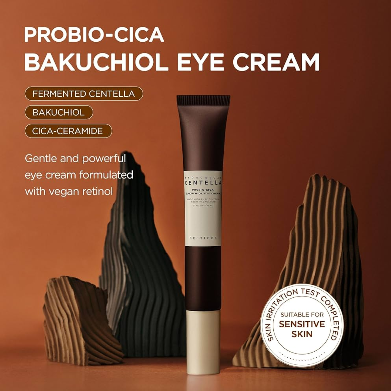 Skin1004 Madagascar Centella Probio-Cica Bakuchiol Eye Cream 20ml X 2Ea (Twin Pack) - Shop K-Beauty in Australia