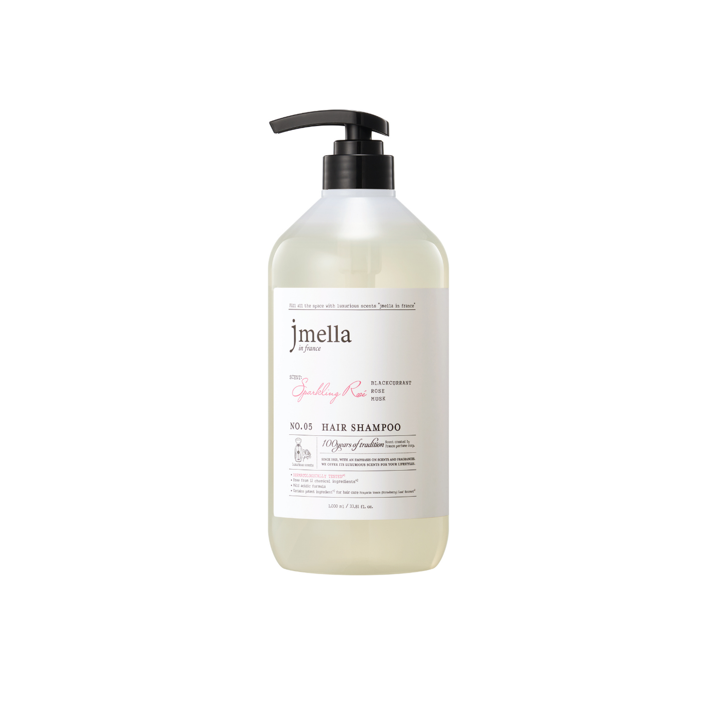 Jmella Sparkling Rose Hair Shampoo 1000ml - Shop K-Beauty in Australia