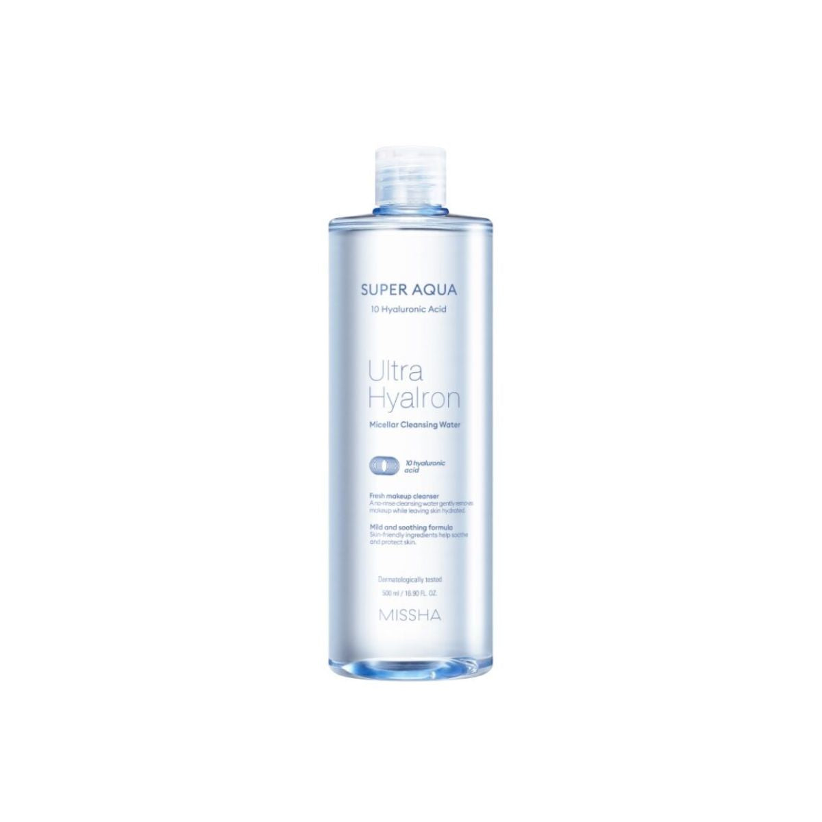 Missha Super Aqua Ultra Hyalron Micellar Cleansing Water 500ml  -Pharmacoo