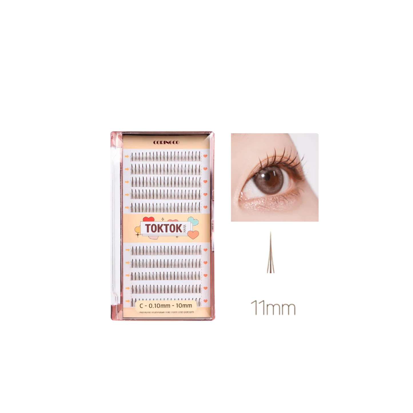 Toktokhara Filter Eyelash [200pcs]