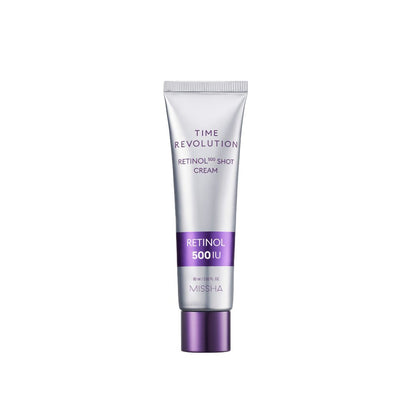 Missha Time Revolution Retinol 500 Shot Cream 60ml - Shop K-Beauty in Australia