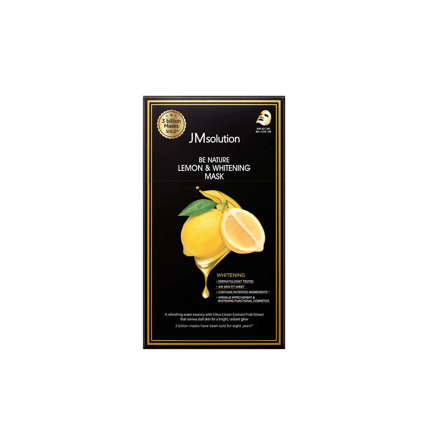 Be Nature Lemon & Whitening Mask Box [10pcs]