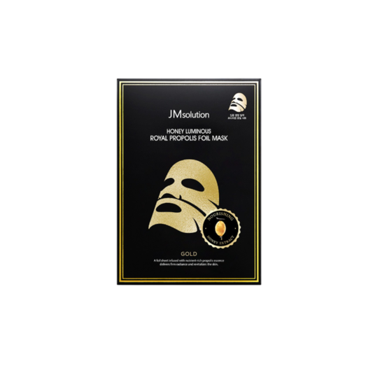Honey Luminous Royal Propolis Foil Mask Box Gold [10pcs]