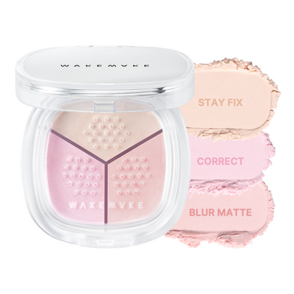 WAKEMAKE Stay Fixer Multi Color Powder (Brush Set) - Shop K-Beauty in Australia