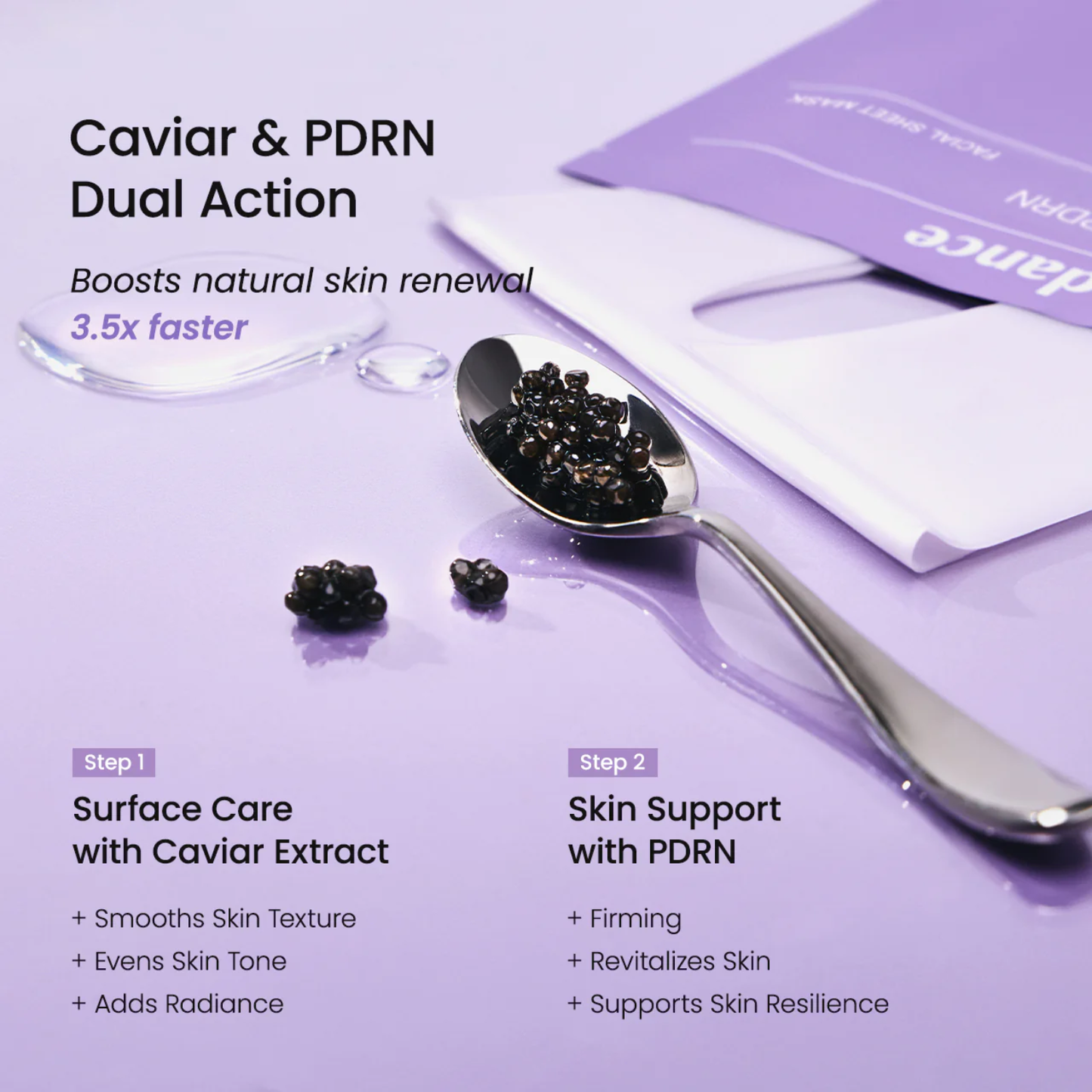 Rejuvenating Caviar PDRN Real Deep Mask - 60boxes