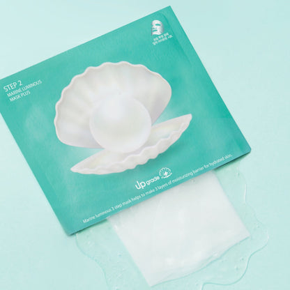 JM Solution Marine Luminous Pearl Moisture Mask Plus 10Pcs - Bulk buy at Pharmacoo K-Beauty Wholesale
