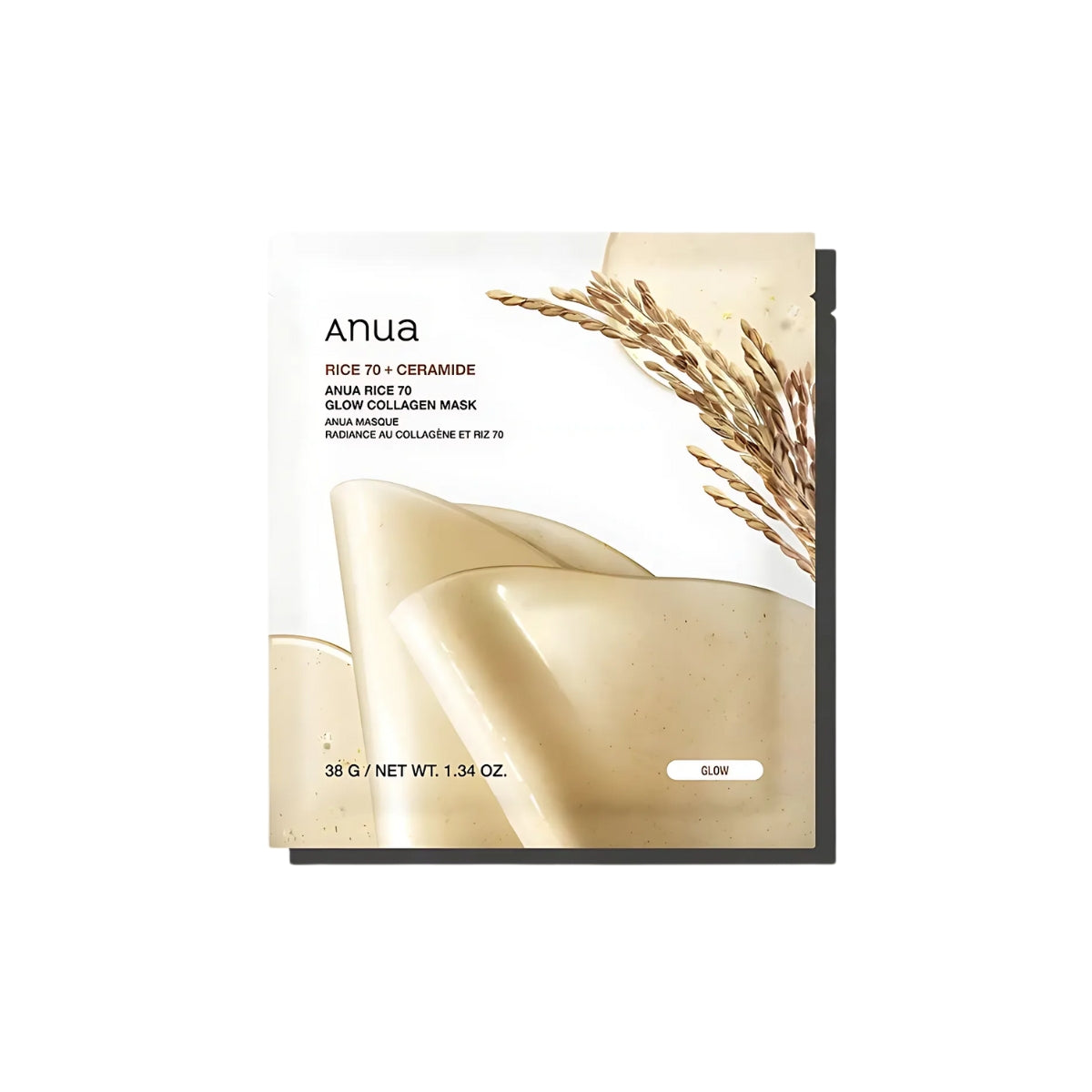 Anua Rice 70 Glow Collagen Mask 4Pcs - Bulk Buy K-Beauty in Australia