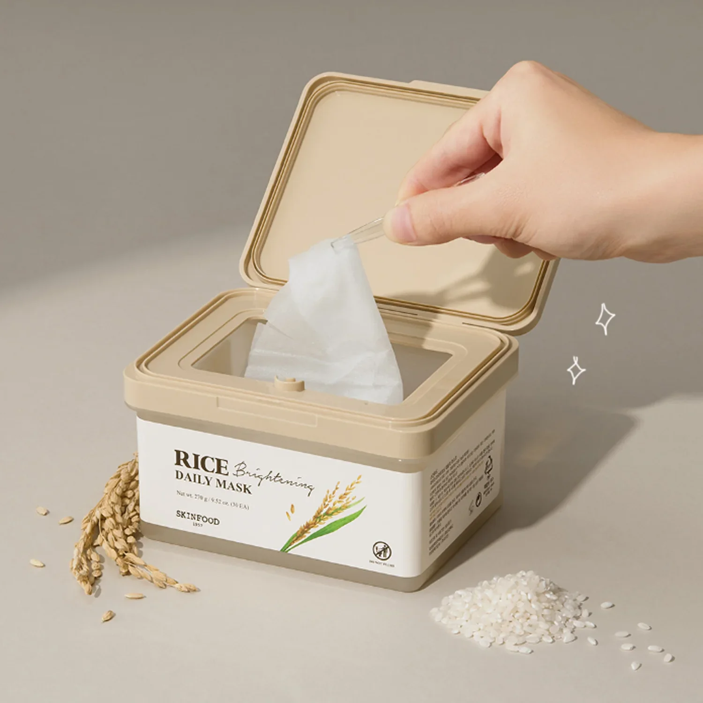 Rice Brightening Daily Mask [30pcs]