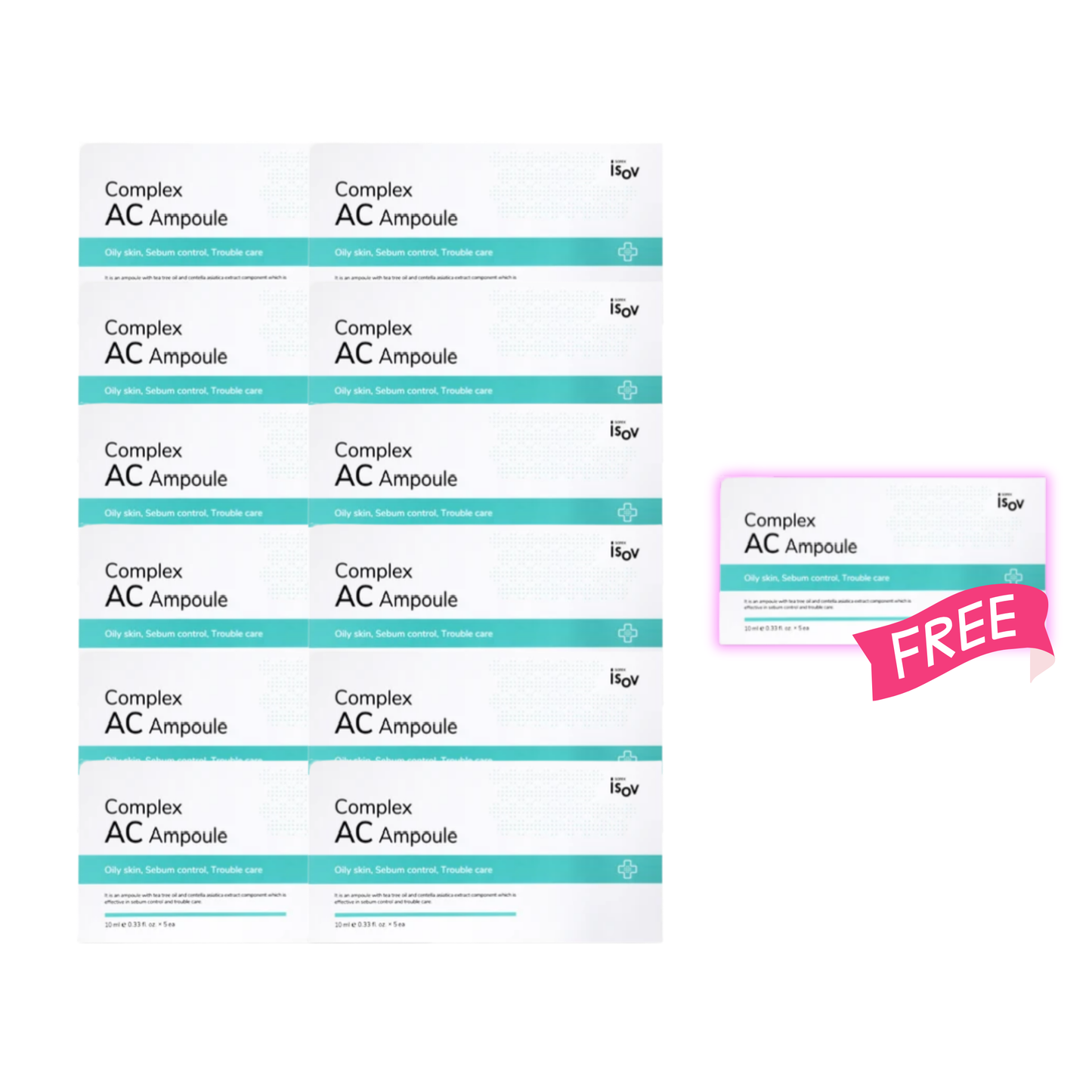 [Professional Use] Isov Complex Ac Ampoule 10Ml*5Ea Expert - 12+1 Bundle