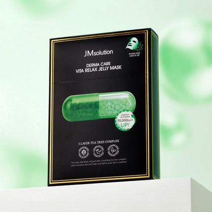 JM Solution Derma Care Vita Relax Jelly Mask 10Pcs - Bulk buy at Pharmacoo K-Beauty Wholesale