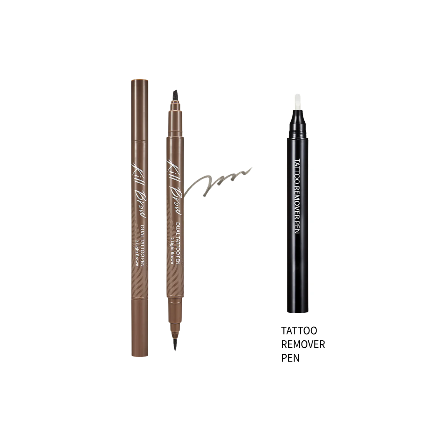 Clio Kill Brow Dual Tattoo Pen Set (3 Shades) - Shop K-Beauty in Australia