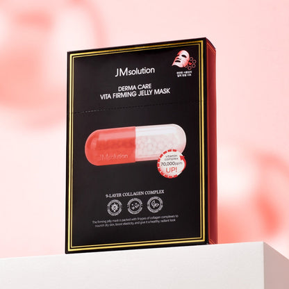 JM Solution Derma Care Vita Firming Jelly Mask 10Pcs - Bulk buy at Pharmacoo K-Beauty Wholesale