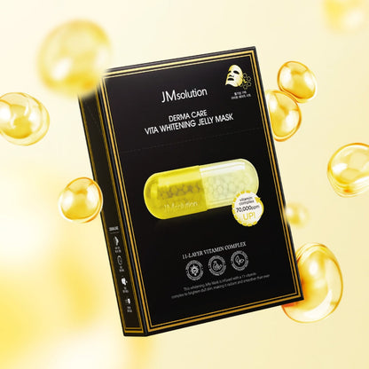 JM Solution Derma Care Vita Whitening Jelly Mask 10Pcs - Bulk buy at Pharmacoo K-Beauty Wholesale