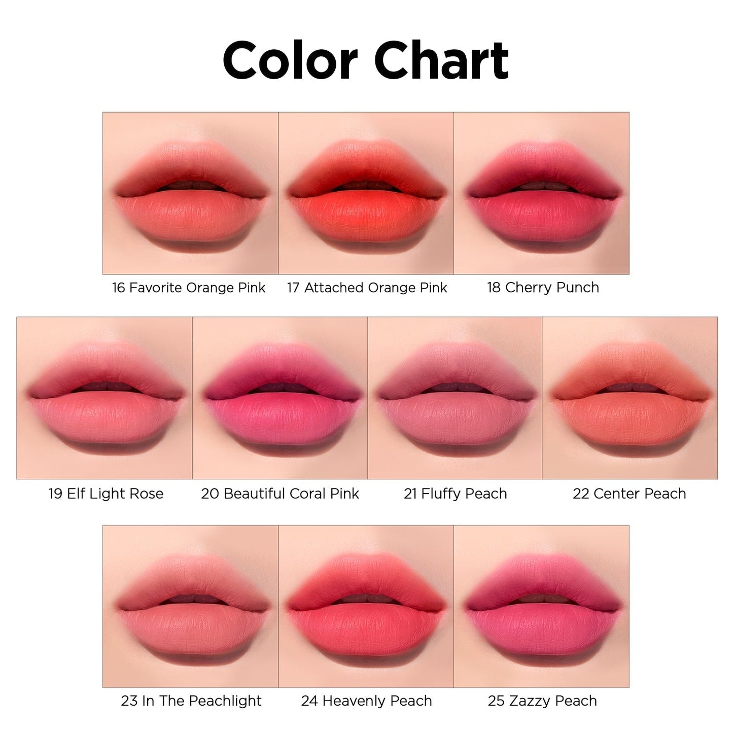 PeriperaInk Airy Velvet (#01-25) - La Cosmetique