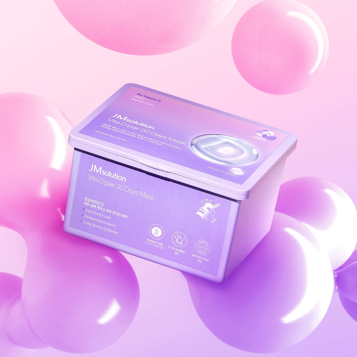 JM Solution Vita D'Pair 30 Days Mask 30 Sheets - Bulk buy at Pharmacoo K-Beauty Wholesale