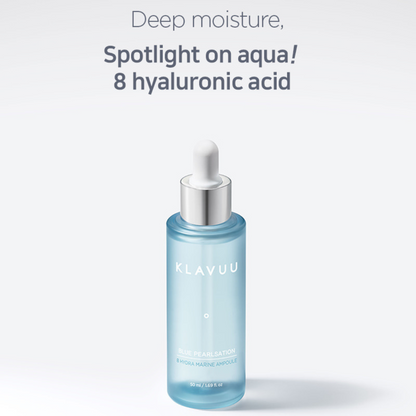 Klavuu Blue Pearlsation 8 Hydra Marine Ampoule 50ml - Shop K-Beauty in Australia