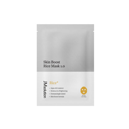 JM Solution Skin Boost Rice Mask 1.0 30Ml 10Pcs - Bulk buy at Pharmacoo K-Beauty Wholesale