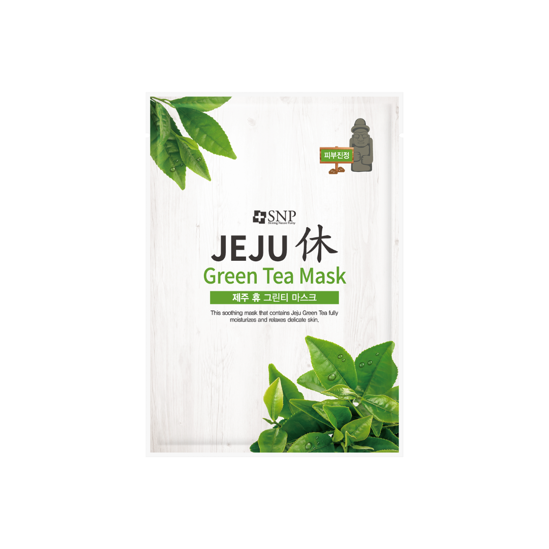 SNP Jeju Green Tea Mask - La Cosmetique