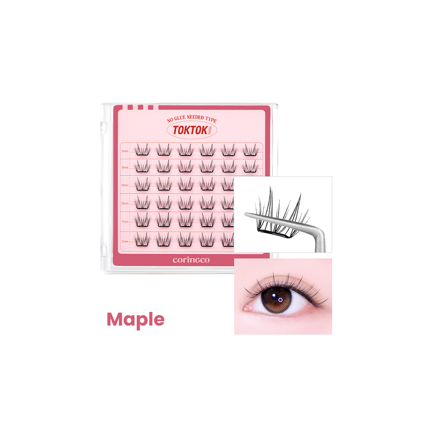Toktokhara No Glue Eyelash [54pcs]
