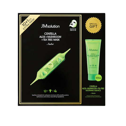 Centella Aloe+Mushroom+Tea Tree Mask & Soothing Essence Special Set