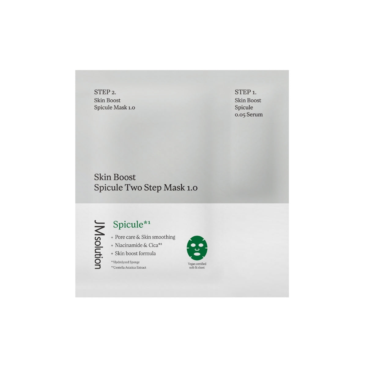 JM Solution Skin Boost Spicule Two Step Mask 1.0 30Ml 10Pcs - Bulk buy at Pharmacoo K-Beauty Wholesale