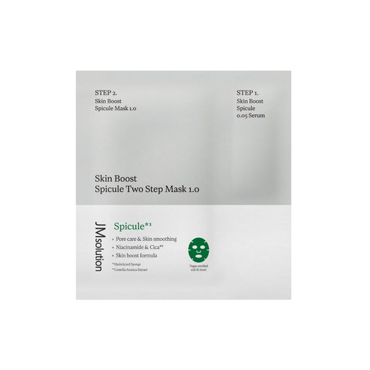 JM Solution Skin Boost Spicule Two Step Mask 1.0 30Ml 10Pcs - Bulk buy at Pharmacoo K-Beauty Wholesale