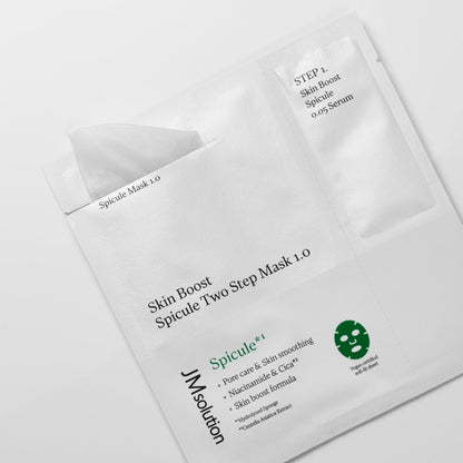 JM Solution Skin Boost Spicule Two Step Mask 1.0 30Ml 10Pcs - Bulk buy at Pharmacoo K-Beauty Wholesale