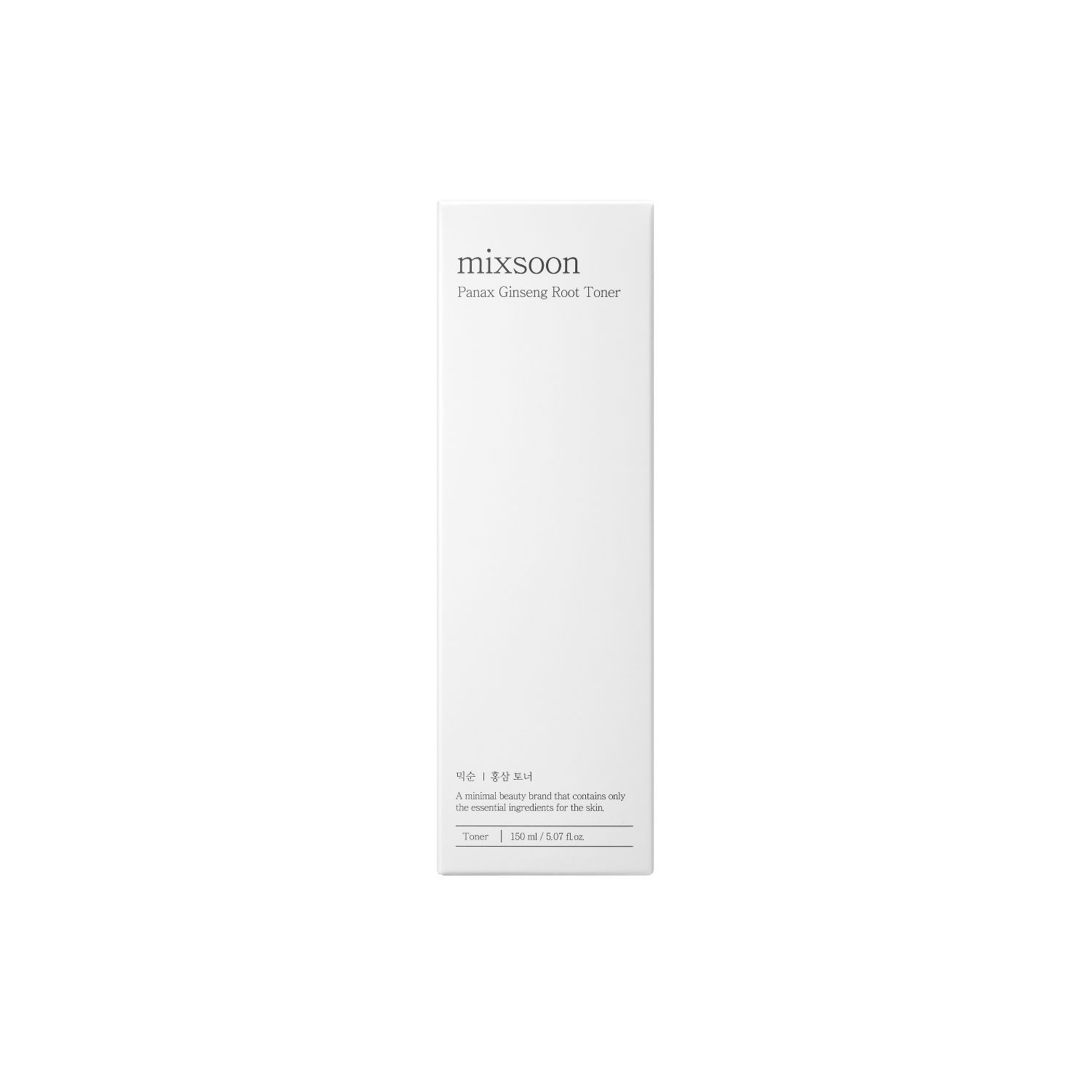 Mixsoon Panax Ginseng Root Toner 150ml  - Pharmacoo K-beauty Wholesale