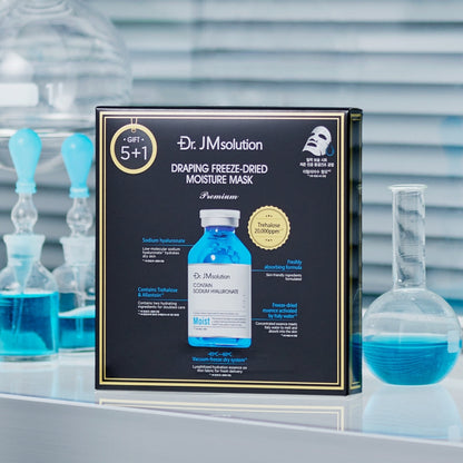 JM Solution Draping Freeze-Dried Moisture Mask Premium 20Ml 6Pcs - Bulk buy at Pharmacoo K-Beauty Wholesale