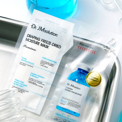 JM Solution Draping Freeze-Dried Moisture Mask Premium 20Ml 6Pcs - Bulk buy at Pharmacoo K-Beauty Wholesale