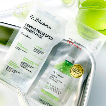 JM Solution Draping Freeze-Dried Calming Mask Premium 20Ml 6Pcs - Bulk buy at Pharmacoo K-Beauty Wholesale