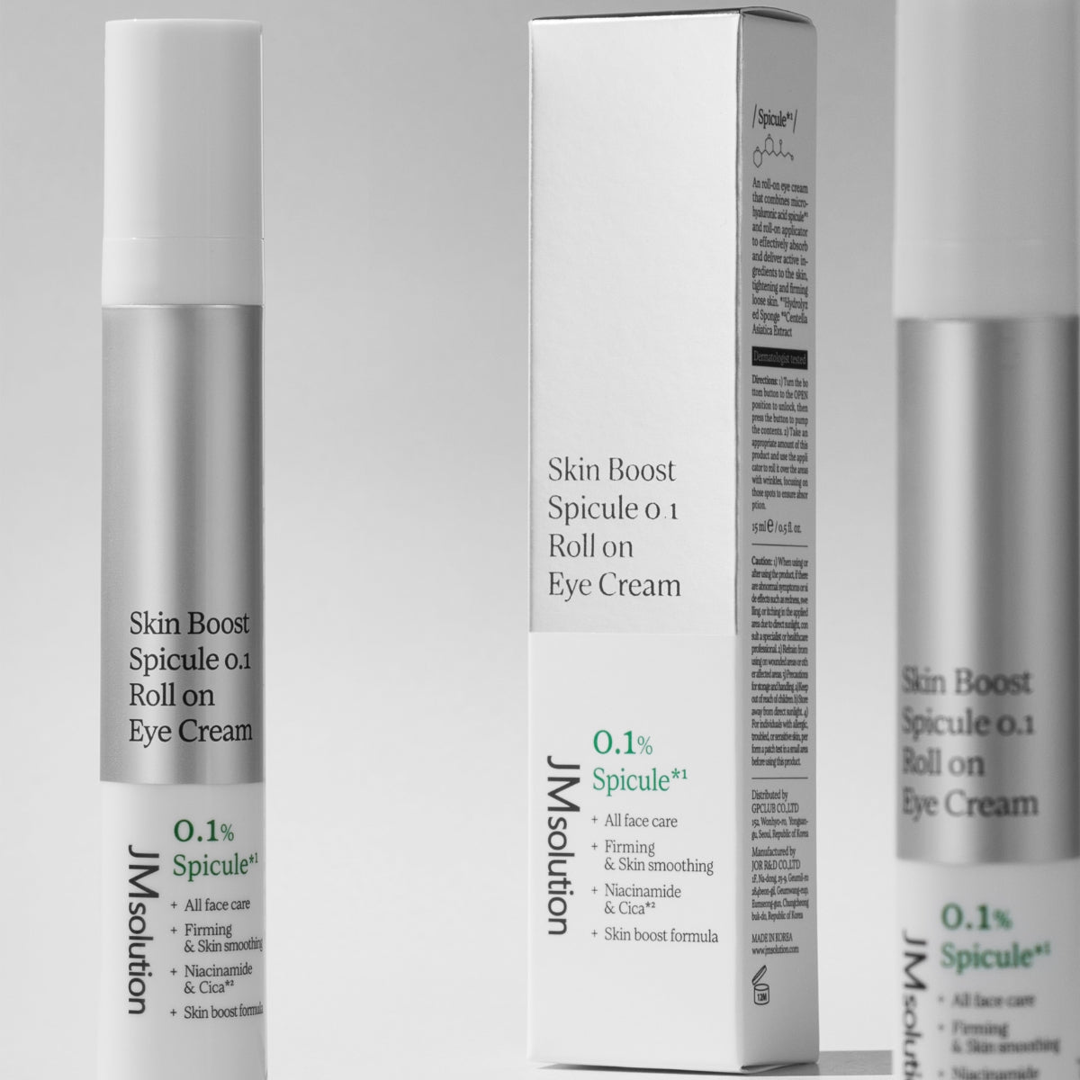 JM Solution Skin Boost Spicule 0.1 Roll On Eye Cream 15Ml - Bulk buy at Pharmacoo K-Beauty Wholesale