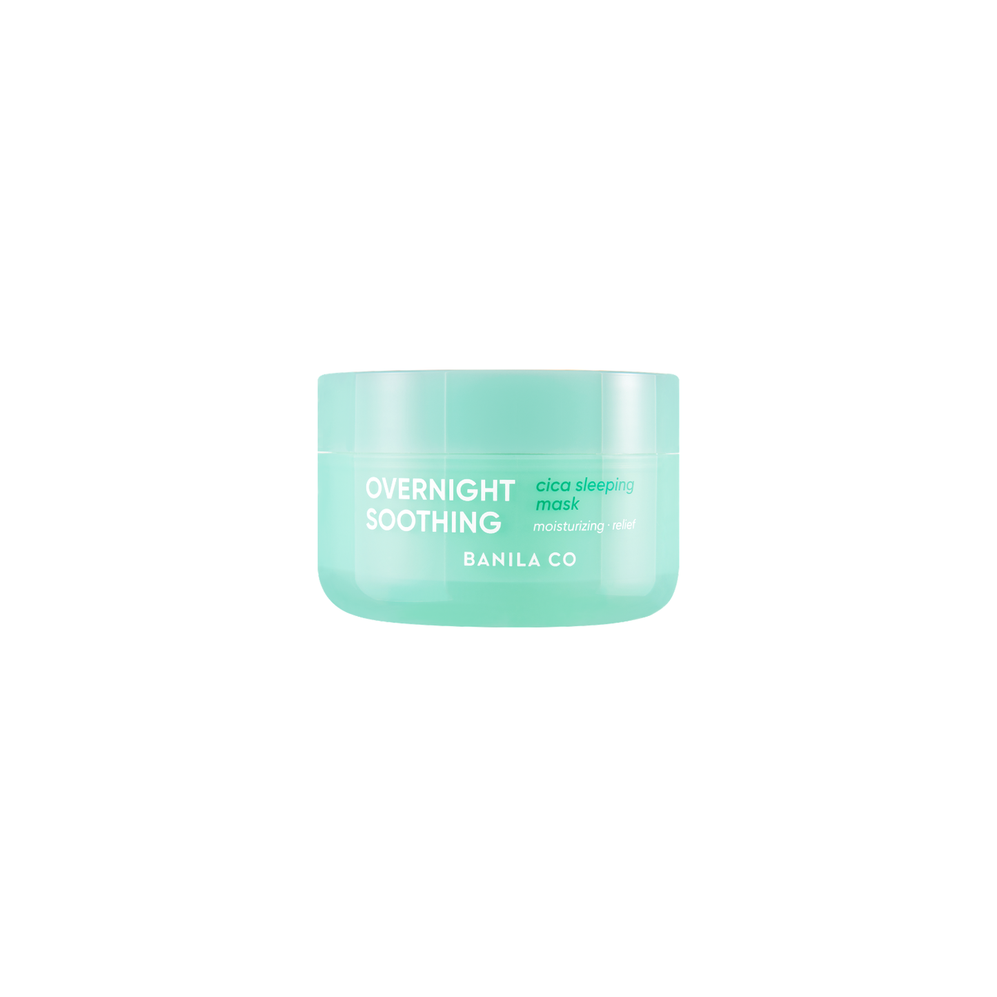 Banila Co Overnight Soothing Cica Sleeping Mask in 100ml jar, creamy leave-on mask for soothing and hydrating skin overnight