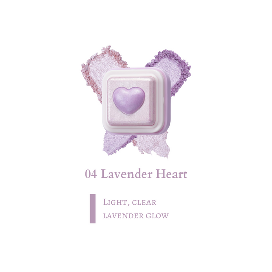 Milk Bling Heartlighter (Available in 4 colours) 04 Lavender Heart