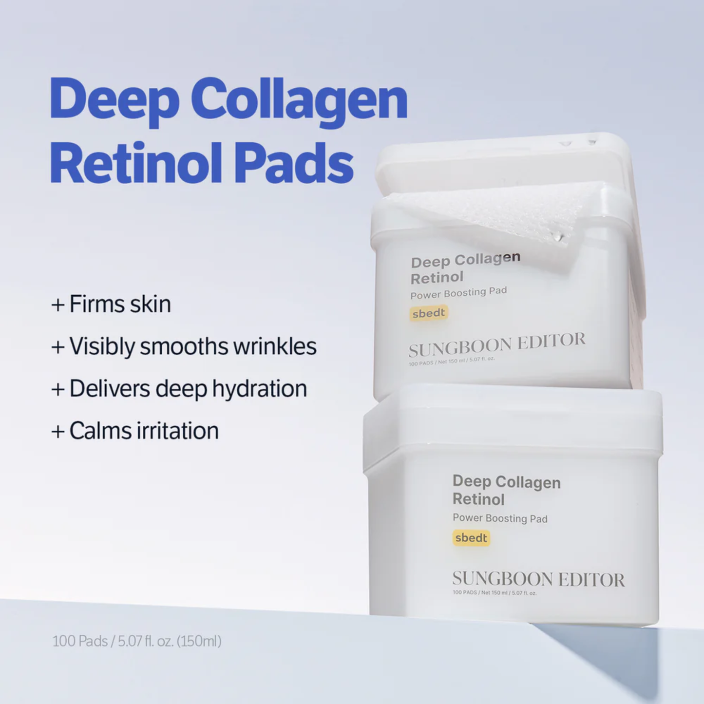 Deep Collagen Retinol Power Boosting Pad 150ml