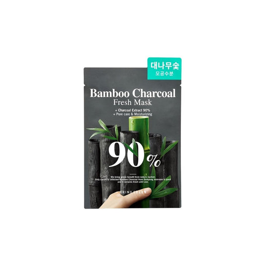 Bring GreenBamboo Charcoal 90% Fresh Mask 1pc - Pharmacoo Kbeauty Wholesale