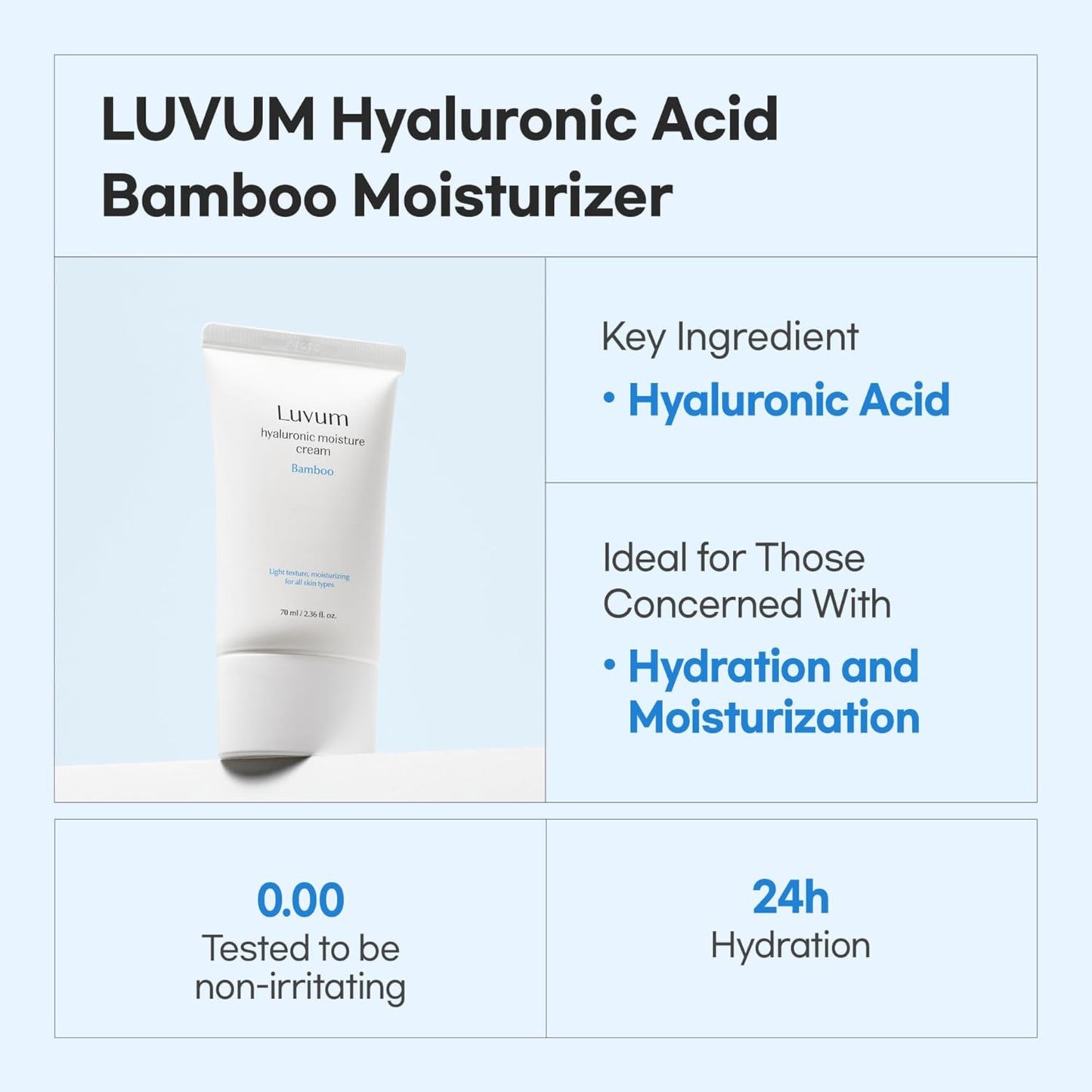 Bamboo Hyaluronic Moisture Cream 70Ml
