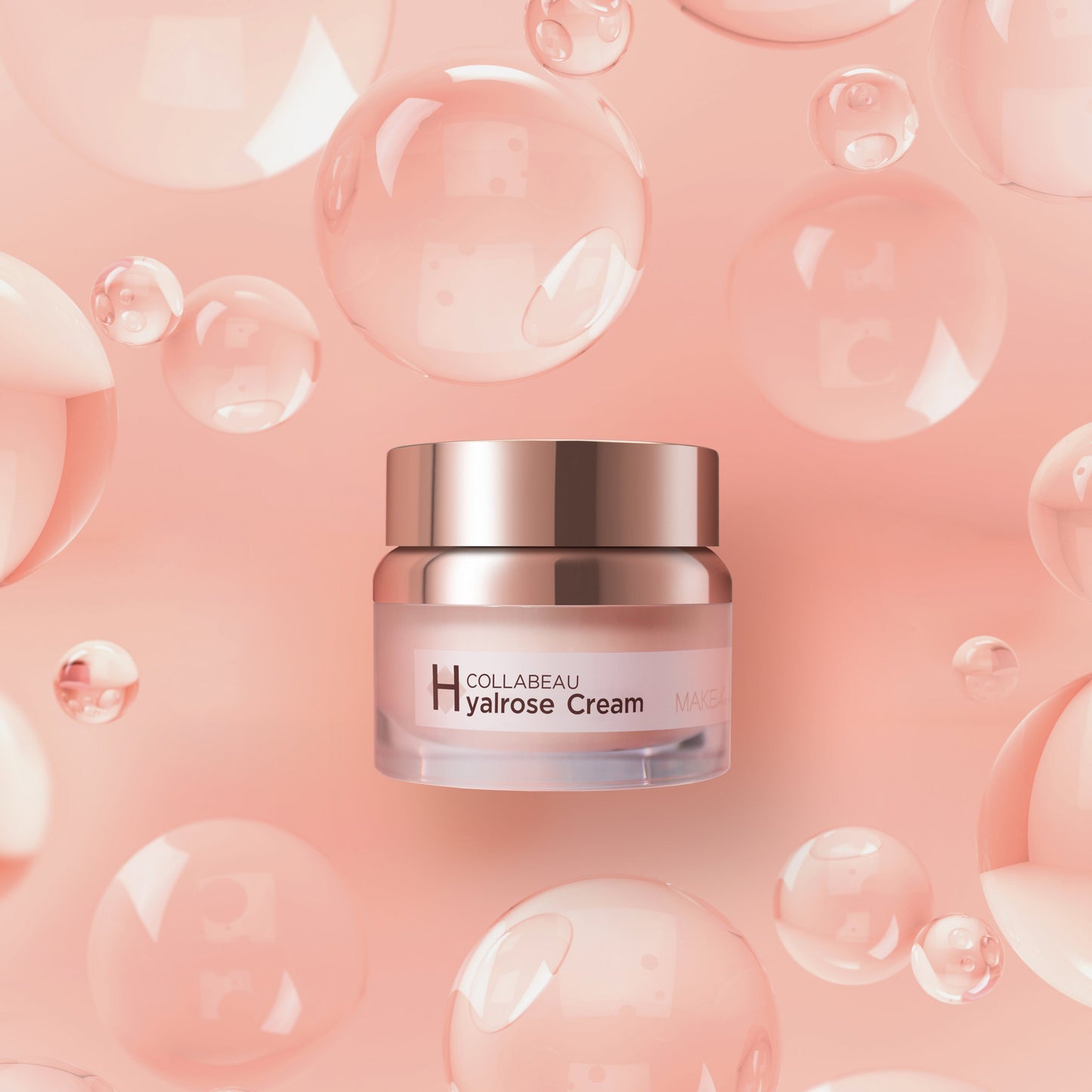 MAKEheal Collabeau Hyalrose Cream 50ml - Shop K-Beauty in Australia