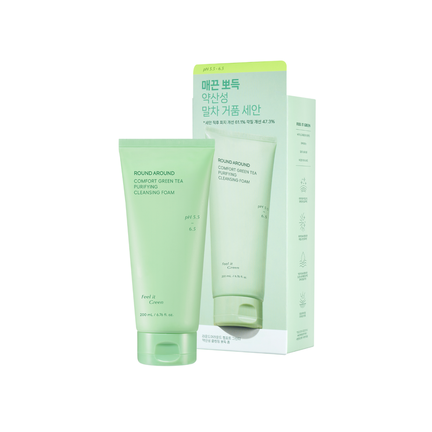 Comfort Green Tea Purifying Cleansing Foam 200ml