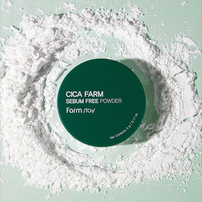 Farmstay Cica Farm Sebum Free Powder 5g - Shop K-Beauty in Australia