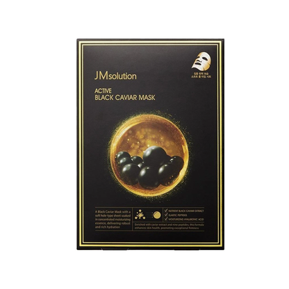 JM Solution Active Black Caviar Mask Box 10pcs - Bulk Buy  K-Beauty in Australia
