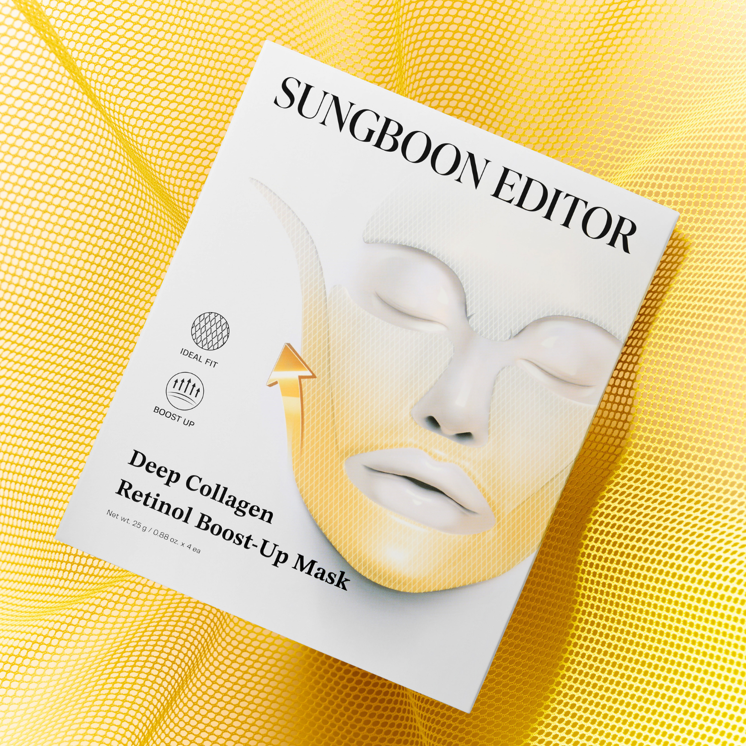 Sungboon Editor Deep Collagen Retinol Tension Boost Up Mask Set 4pcs - Bulk Buy K-Beauty in Australia