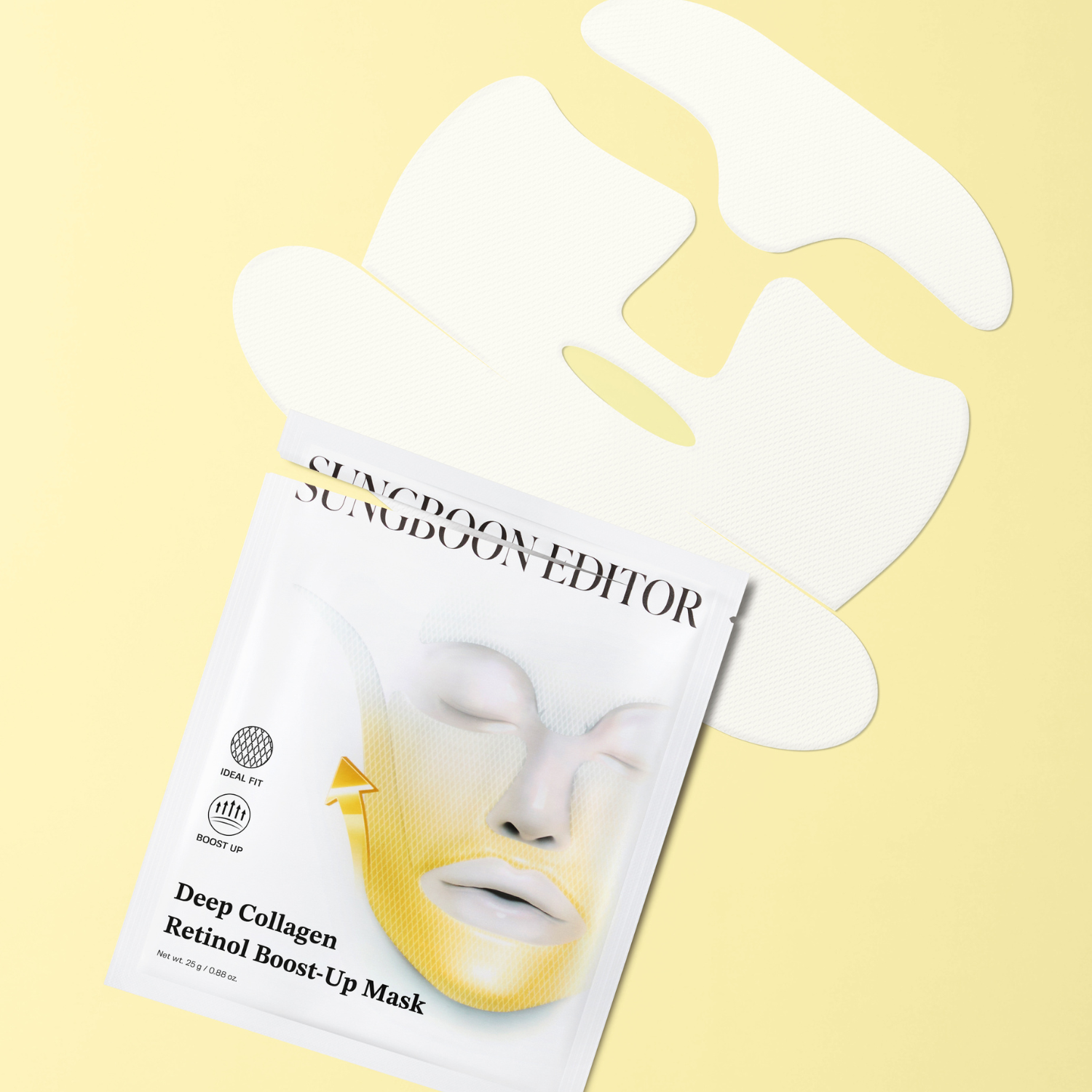 Sungboon Editor Deep Collagen Retinol Tension Boost Up Mask Set 4pcs - Bulk Buy K-Beauty in Australia