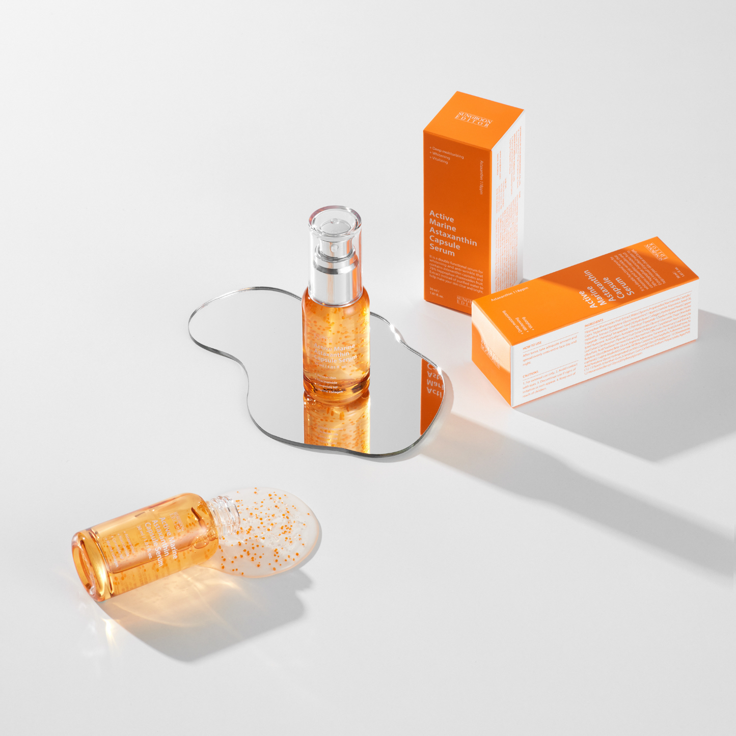 Sungboon Editor Active Marine Astaxanthin Capsule Serum 30ml - Bulk Buy K-Beauty in Australia