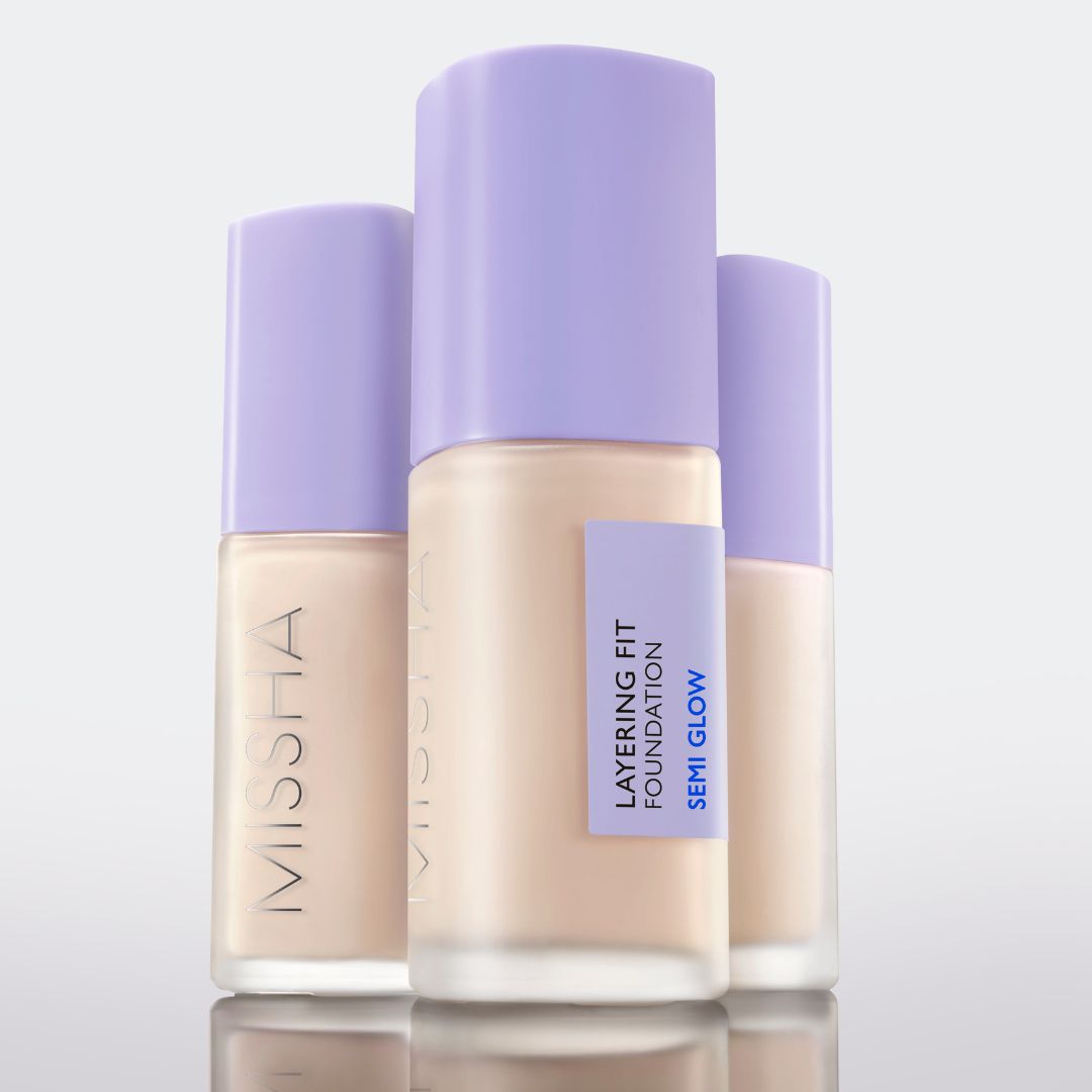 Missha Layering Fit Foundation Semi Glow (3 Colours) - Shop K-Beauty in Australia