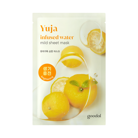 Yuja Infused Water Mild Sheet Mask 1pc