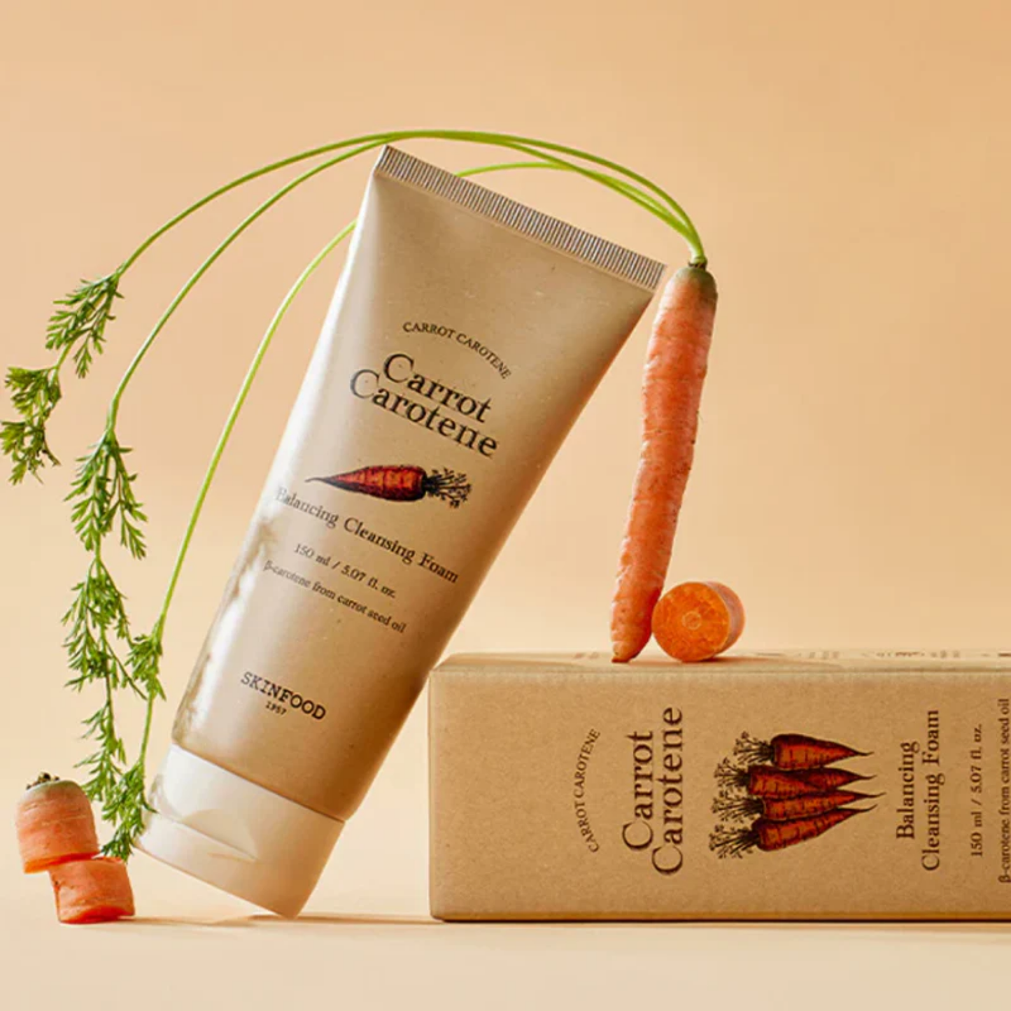 Carrot Carotrne Balancing Cleansing Foam [150ml]