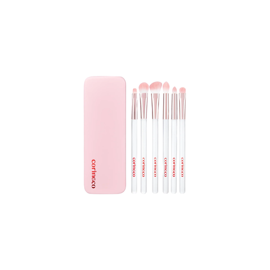 Pink Pocket Eye Brush Set [6pcs]