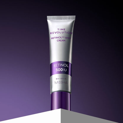 Missha Time Revolution Retinol 500 Shot Cream 60ml - Shop K-Beauty in Australia