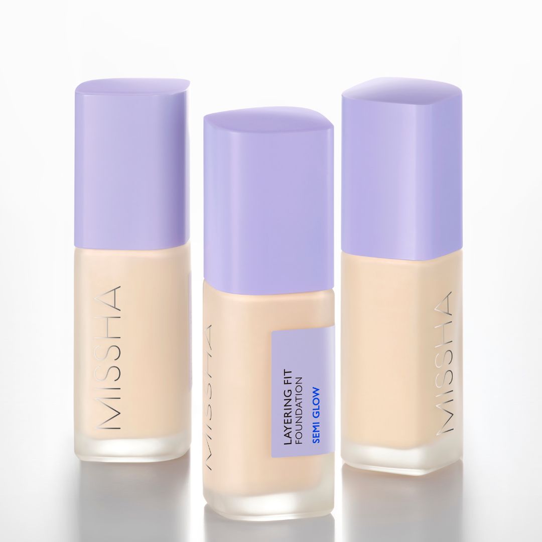 Missha Layering Fit Foundation Semi Glow (3 Colours) - Shop K-Beauty in Australia